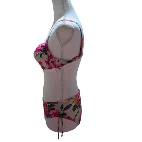Maryan Mehlhorn Rose Floral Bikini Adjustable Straps - Picture 2 of 4